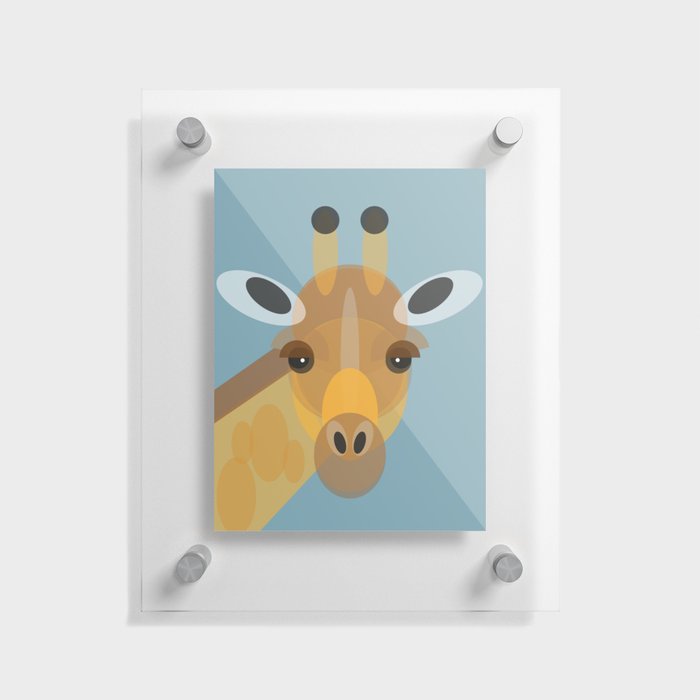 Mid Century Giraffe Floating Acrylic Print