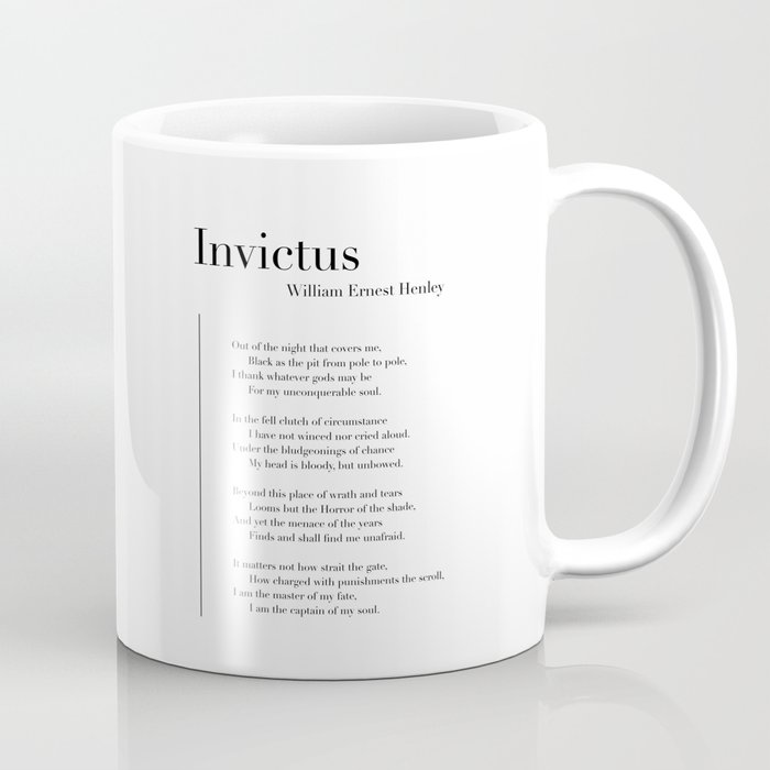 Invictus by William Ernest Henley Coffee Mug