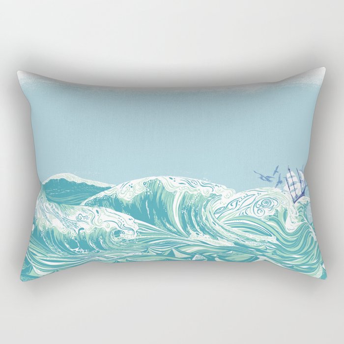 Sea Fever Rectangular Pillow