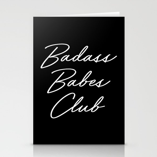 Badass Babes Club 1 Stationery Cards