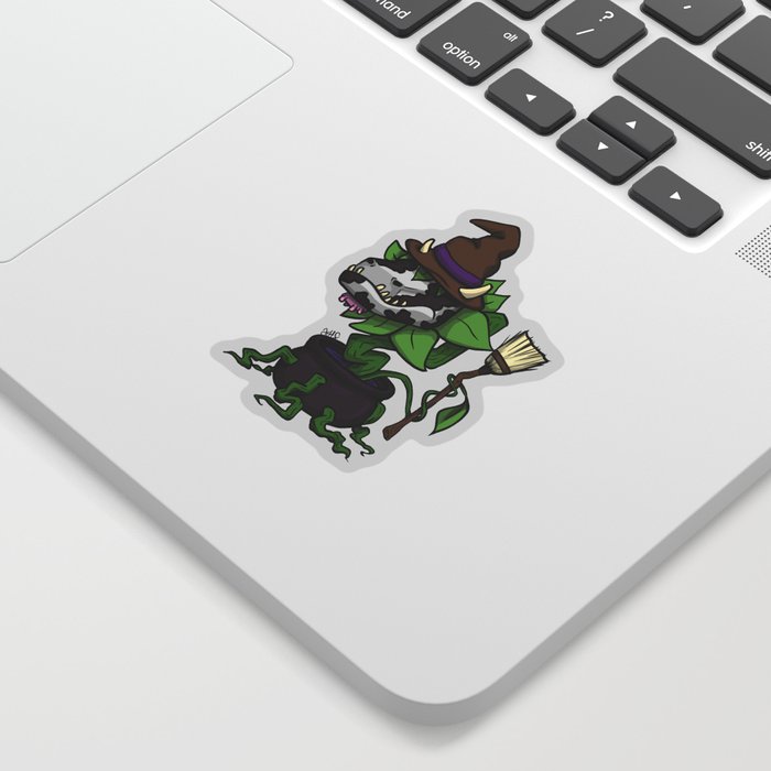Witchy Cow Plant Sticker