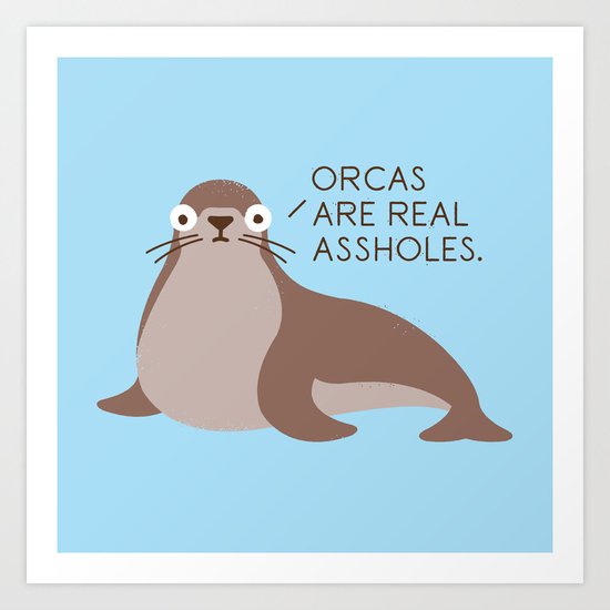 Seal of Reproval Art Print