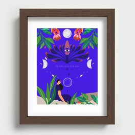 The Hidden Colors Of The Moon Recessed Framed Print