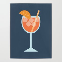 Spritz Orange Cocktail Poster