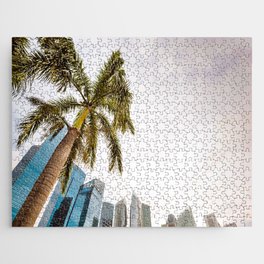 singapore marina bay skyline Jigsaw Puzzle