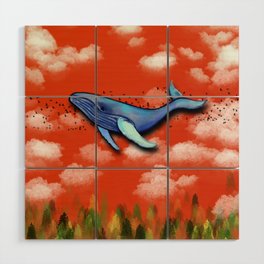 Whale of a time Wood Wall Art