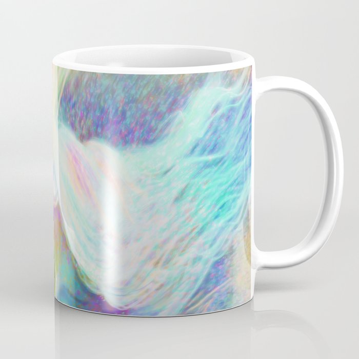 Rainbow Girl | Colourful Lady | Painting | Poster Coffee Mug