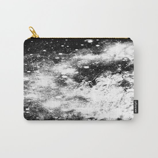Chaotic Space : Galaxy Black White Gray Carry-All Pouch