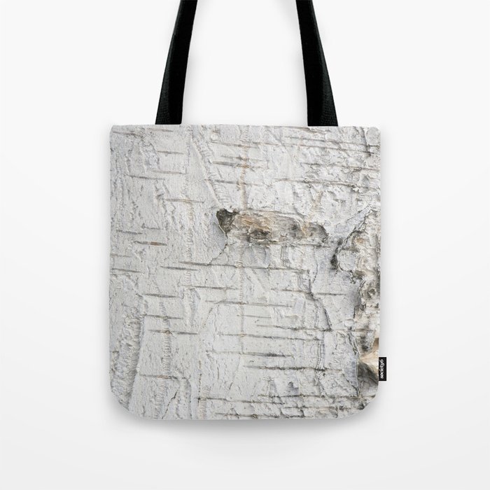 Birch bark pattern Tote Bag
