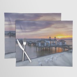 BALTIC SEA Sellin Pier during sunrise Placemat