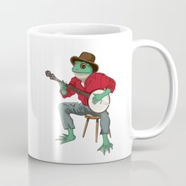 Banjo Playing Frog Coffee Mug