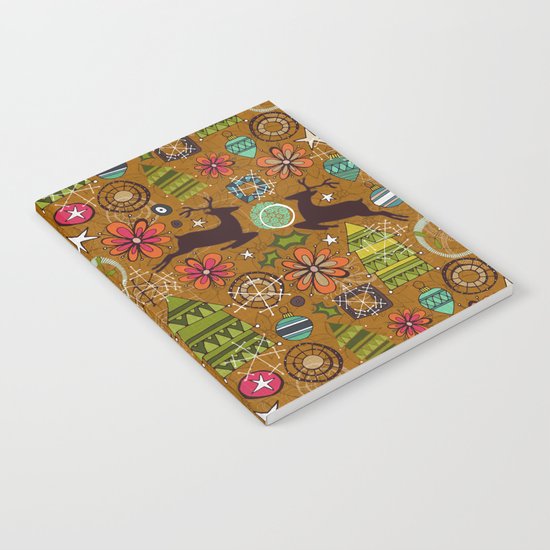 joyous jumble gold Notebook