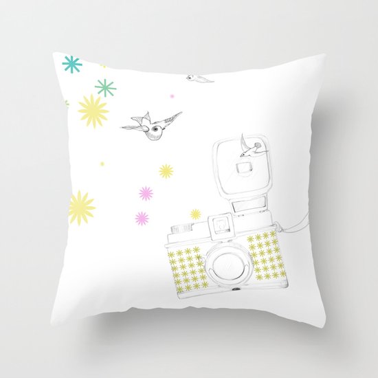 Camera Throw Pillow