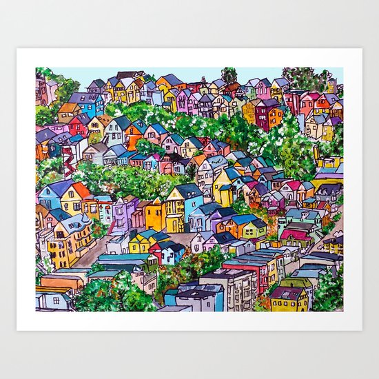 San Francisco Art Print