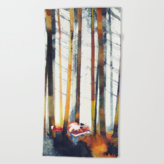 Autumn Hunt Beach Towel