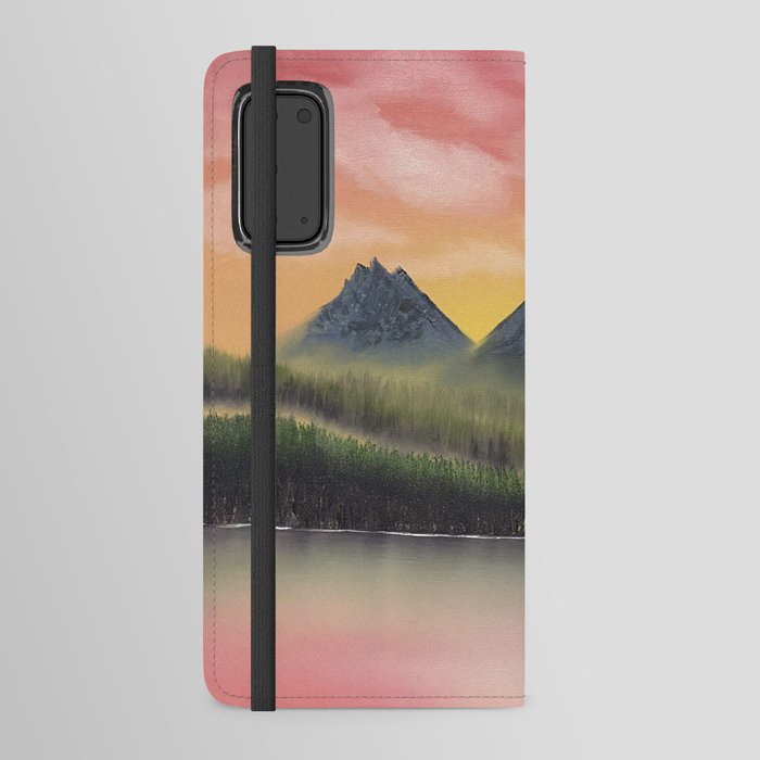 Three Steady Mountains by Hafez Feili Android Wallet Case