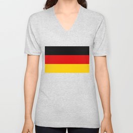 German Flag V Neck T Shirt