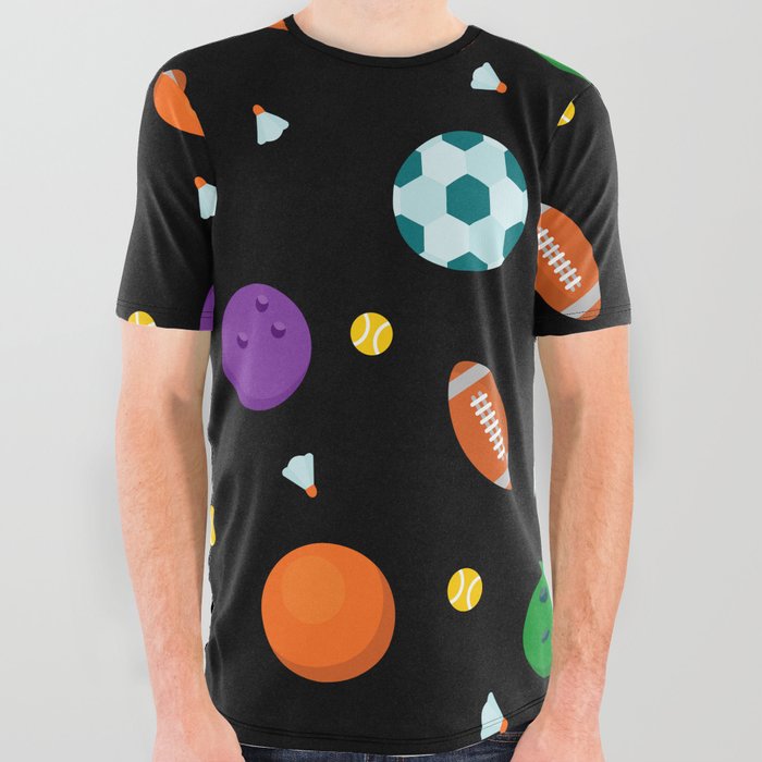 Sports All Over Graphic Tee