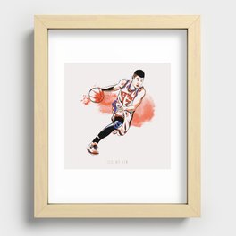 Jeremy Lin Recessed Framed Print