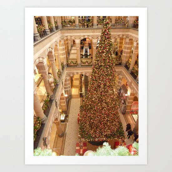 Christmas in Amsterdam Art Print