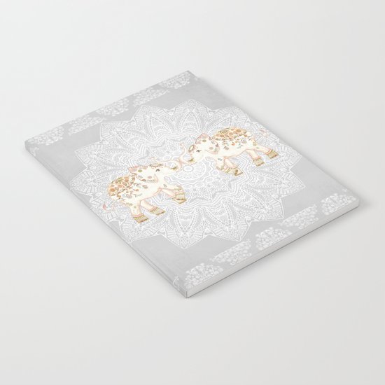 ALHAMBRA ELEPHANT GREY by Monika Strigel Notebook