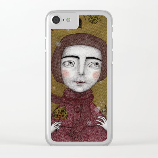 October Clear iPhone Case