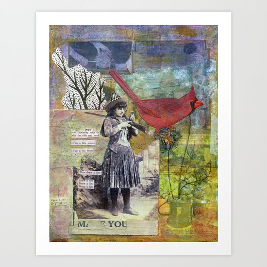 Just Draw Art Print