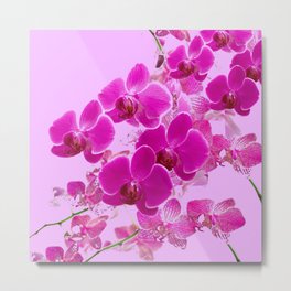 ABSTRACTPURPLE ORCHIDS PATTERN PINK  ART Metal Print | Abstract, Ink, Orchidrugs, Porchidpillows, Ink Pen, Colored Pencil, Orchidcups, Ortchidmugs, Orchidcurtains, Painting 
