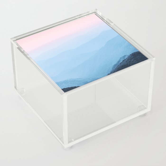 Epic Smoky Mountain Sunset - National Park Acrylic Box