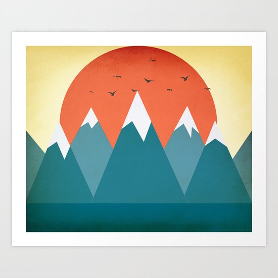 Today dusk Art Print