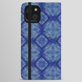 Blue Bricks iPhone Wallet Case