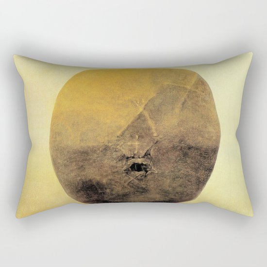 Kissing The Stone Rectangular Pillow