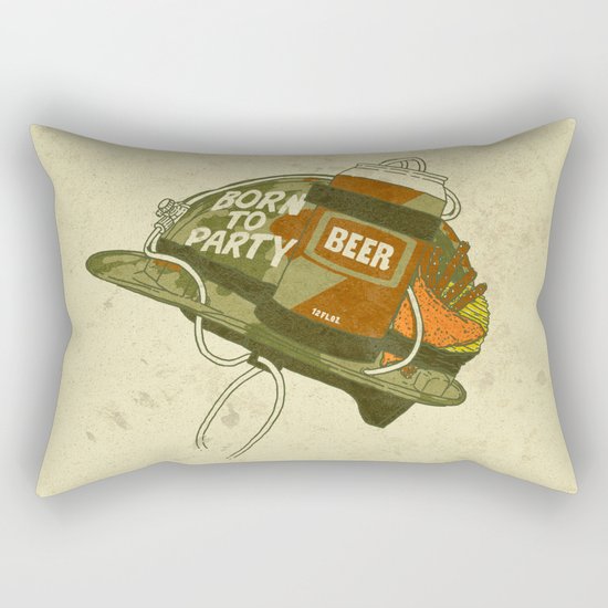 Born to party Rectangular Pillow