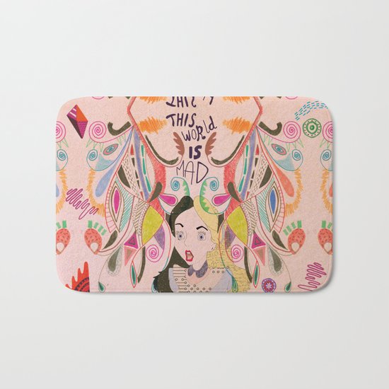 Alice In Wonderland Bath Mat