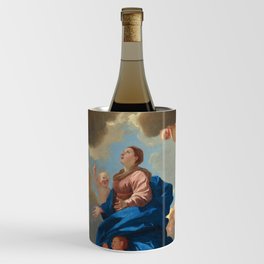 The Assumption of the Virgin by Nicolas Poussin Wine Chiller