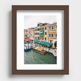 The city of Venice in summer, Italy | Analogue photography | Recessed Framed Print