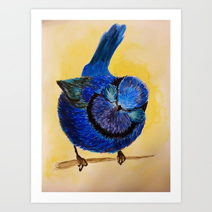 colorful bird Art Print