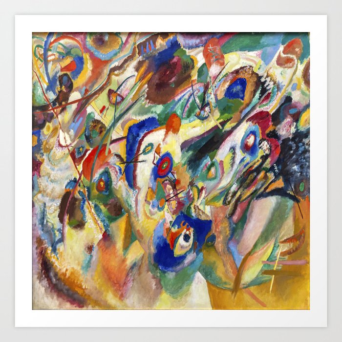 Wassily Kandinsky composition Art Print