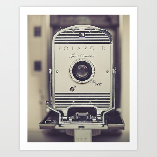 Vintage Polaroid Land Camera The 800 Art Print