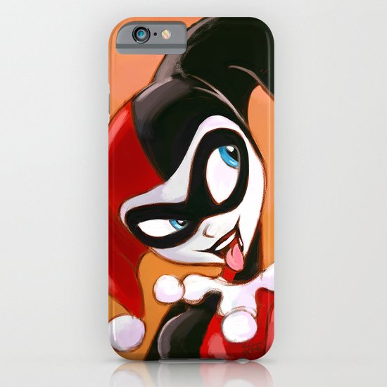 Cute Harley Quinn Sketch iPhone & iPod Case