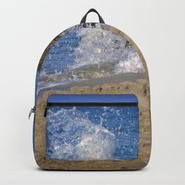 Frothy Spray on Rocks Backpack | Deeztags6, Rocks, Digitalmanipulation, Color, Sea, Organic, Spray, Binigaus, Nature, Sand 