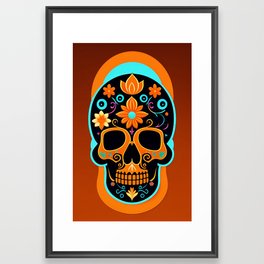 Calavera Skull 3 Framed Art Print