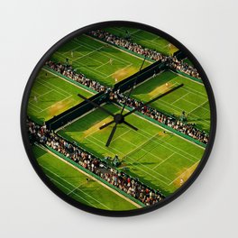 Tennis at Wimbledon Wall Clock