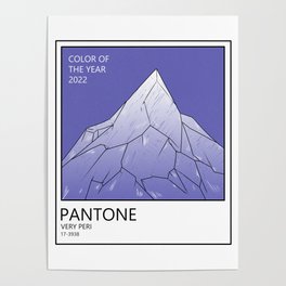 VERY PERI PANTONE 2022 Color Poster