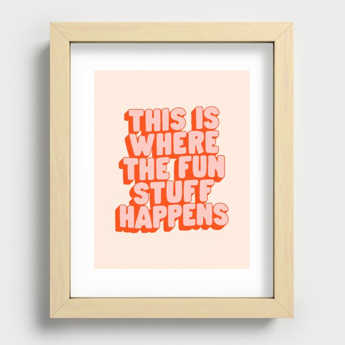 Recessed Framed Print