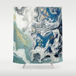 Swirls of marble and the ripples of agate Shower Curtain