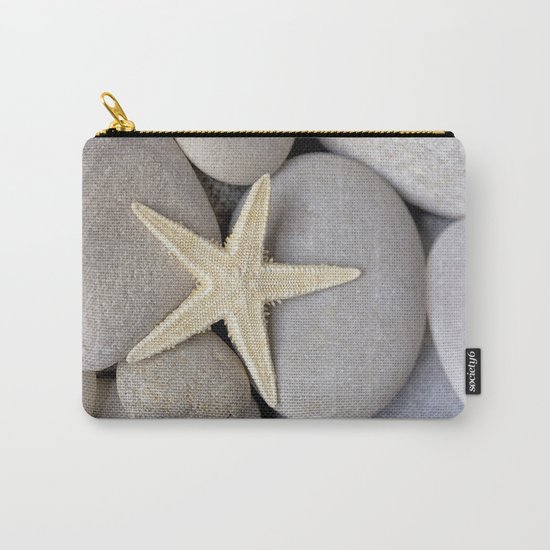 Starfish on pebble Carry-All Pouch