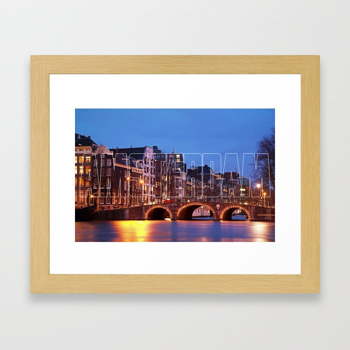 This is - Amsterdam Framed Art Print
