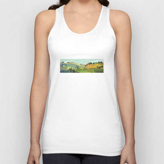 Autumn Landscape Unisex Tank Top