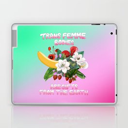 Trans Femme Bodies Are Gifts - Gradient Laptop & iPad Skin